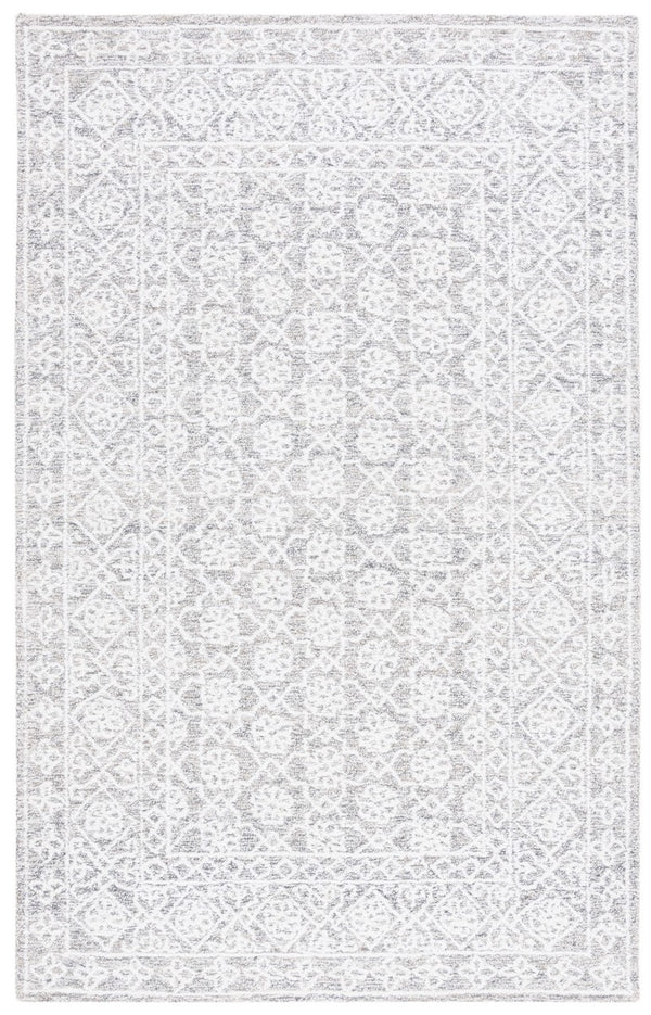 Safavieh Ebony 212 Hand Tufted Traditional Rug Ivory / Grey 8' x 10'