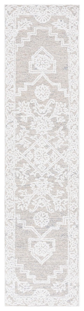 Safavieh Ebony 213 Hand Tufted Traditional Rug Ivory / Taupe 8' x 10'