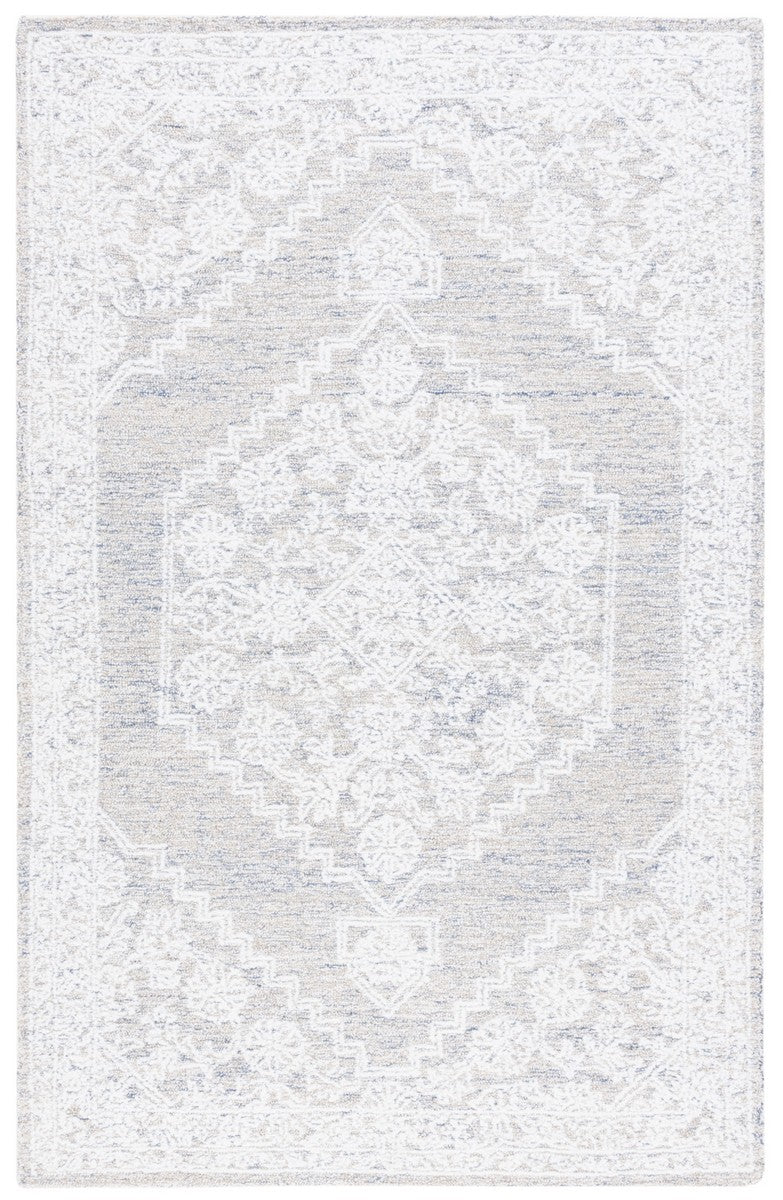 Safavieh Ebony 213 Hand Tufted Traditional Rug Ivory / Taupe 2'-3" x 9'