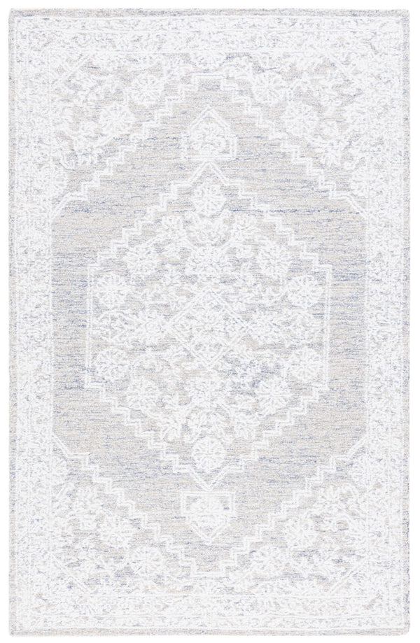 Safavieh Ebony 213 Hand Tufted Traditional Rug Ivory / Taupe 5' x 8'