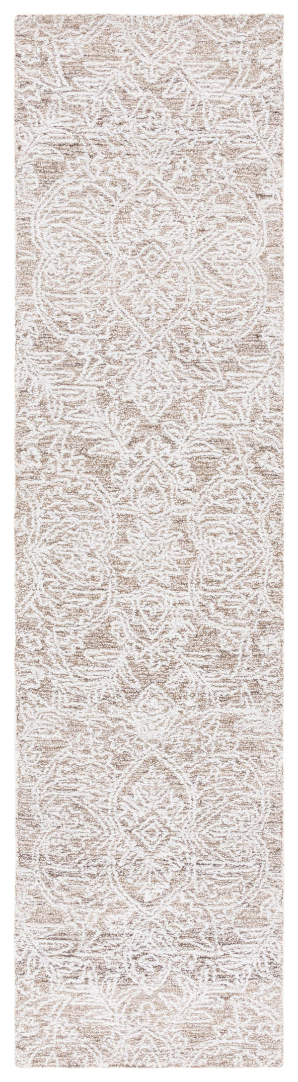 Safavieh Ebony 215 Hand Tufted Modern Rug Brown / Ivory 2'-3" x 9'