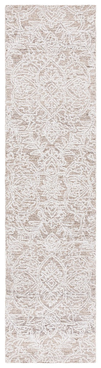 Safavieh Ebony 215 Hand Tufted Modern Rug Brown / Ivory 8' x 10'