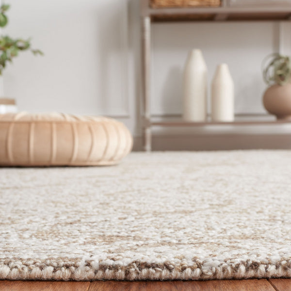 Safavieh Ebony 215 Hand Tufted Modern Rug Brown / Ivory 8' x 10'