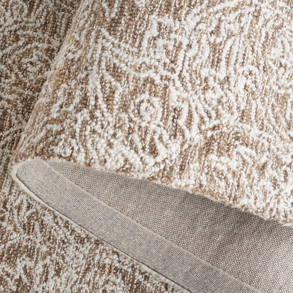 Safavieh Ebony 215 Hand Tufted Modern Rug Brown / Ivory 5' x 8'