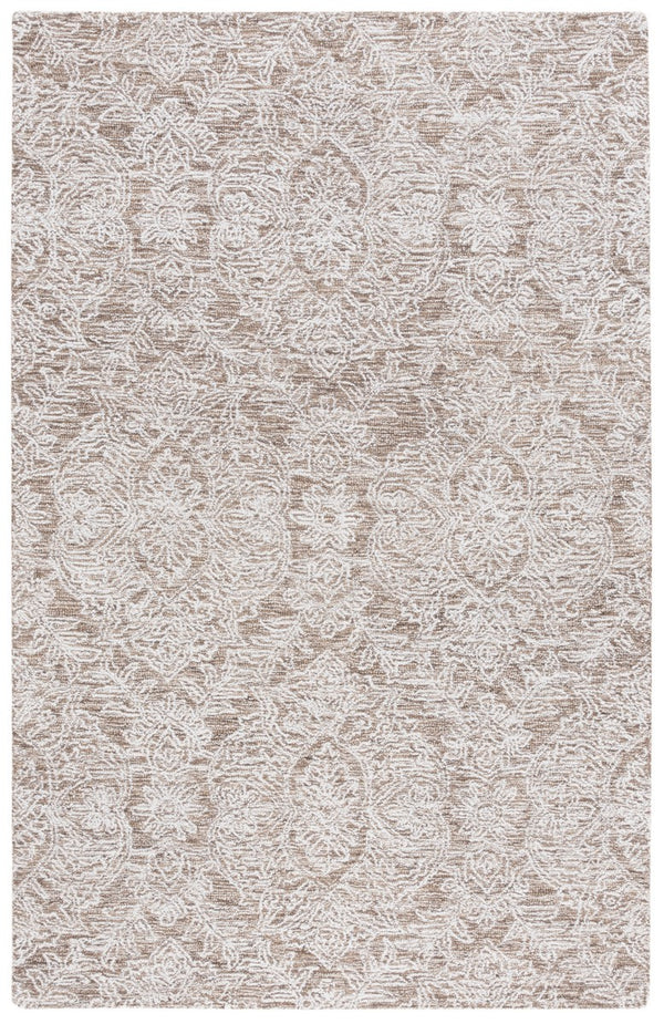 Safavieh Ebony 215 Hand Tufted Modern Rug Brown / Ivory 8' x 10'