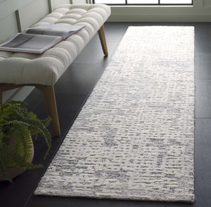 Safavieh Ebony Hand-tufted Area Rug In Elegant Neutral Palette For Stylish Home Décor And Comfort Ivory ,Grey 80% Wool,20% Cotton Ebn216a-6