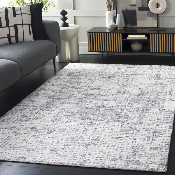 Safavieh Ebony Hand-tufted Area Rug In Elegant Neutral Palette For Stylish Home Décor And Comfort Ivory ,Grey 80% Wool,20% Cotton Ebn216a-6