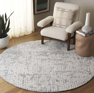 Safavieh Ebony Hand-tufted Area Rug In Elegant Neutral Palette For Stylish Home Décor And Comfort Ivory ,Grey 80% Wool,20% Cotton Ebn216a-6