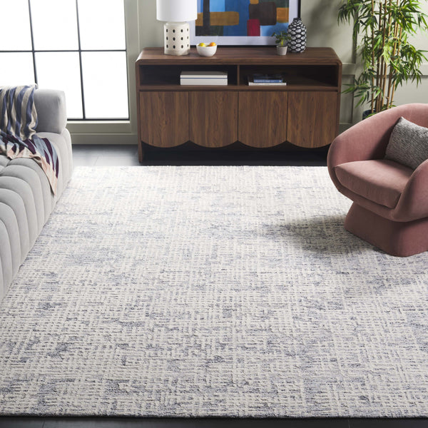 Safavieh Ebony Hand-tufted Area Rug In Elegant Neutral Palette For Stylish Home Décor And Comfort Ivory ,Grey 80% Wool,20% Cotton Ebn216a-6