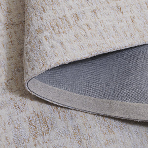 Safavieh Ebony Luxurious Hand-tufted Runner Rug - Modern Elegance In Warm Tones For Your Contemporary Home Ivory ,Gold 80% Wool,20% Cotton Ebn216d-5