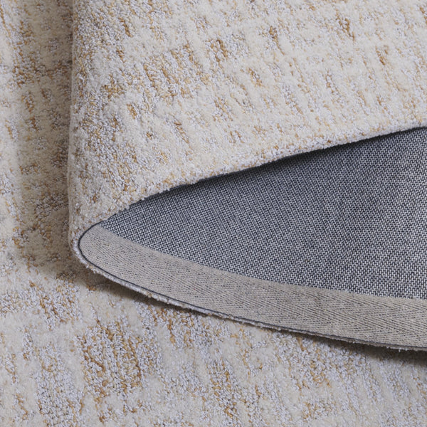 Safavieh Ebony Luxurious Hand-tufted Runner Rug - Modern Elegance In Warm Tones For Your Contemporary Home Ivory ,Gold 80% Wool,20% Cotton Ebn216d-5