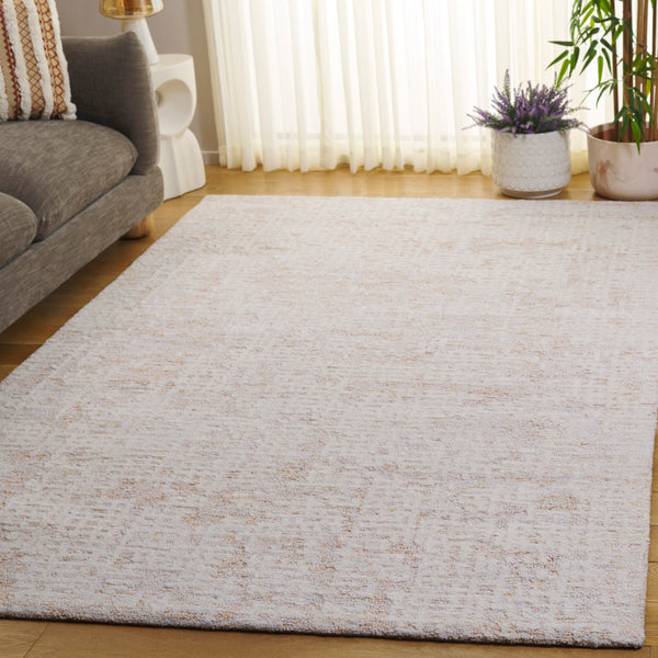 Safavieh Ebony Hand-tufted Area Rug - Luxurious Wool And Cotton Blend, Perfect For Modern Home Décor Ivory ,Gold 80% Wool,20% Cotton Ebn216d-3