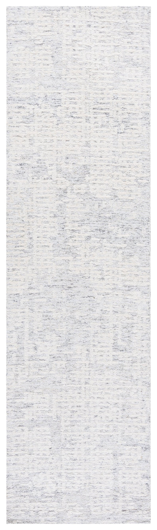 Safavieh Ebony Luxurious Hand-tufted Runner Rug - Modern Elegance In Warm Tones For Your Contemporary Home Silver ,Ivory 80% Wool,20% Cotton Ebn216g-29