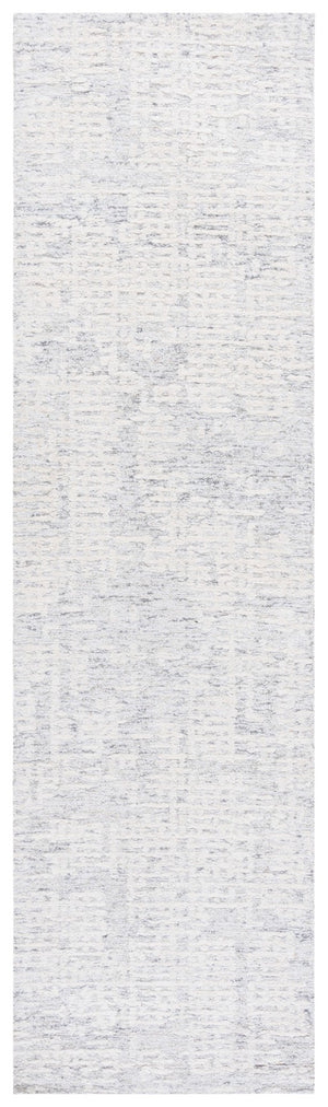 Safavieh Ebony Hand-tufted Area Rug - Luxurious Wool And Cotton Blend, Perfect For Modern Home Décor Silver ,Ivory 80% Wool,20% Cotton Ebn216g-4