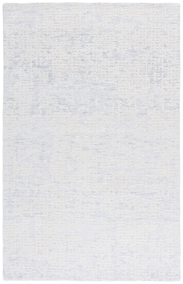 Safavieh Ebony Luxurious Hand-tufted Runner Rug - Modern Elegance In Warm Tones For Your Contemporary Home Silver ,Ivory 80% Wool,20% Cotton Ebn216g-5