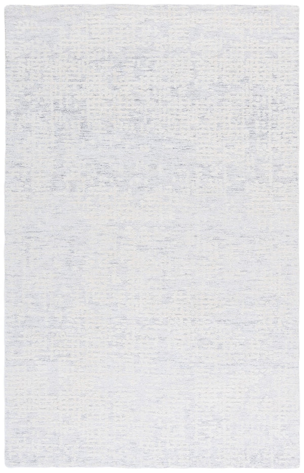 Safavieh Ebony Hand-tufted Area Rug - Luxurious Wool And Cotton Blend, Perfect For Modern Home Décor Silver ,Ivory 80% Wool,20% Cotton Ebn216g-4