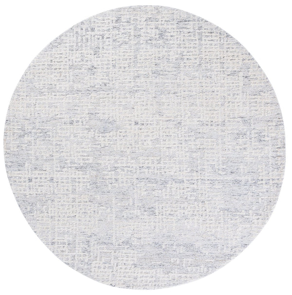 Safavieh Ebony Luxurious Hand-tufted Runner Rug - Modern Elegance In Warm Tones For Your Contemporary Home Silver ,Ivory 80% Wool,20% Cotton Ebn216g-6r