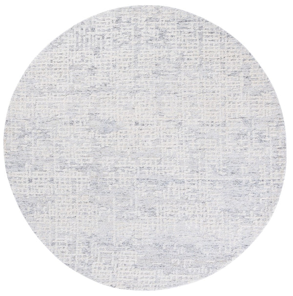 Safavieh Ebony Hand-tufted Area Rug - Luxurious Wool And Cotton Blend, Perfect For Modern Home Décor Silver ,Ivory 80% Wool,20% Cotton Ebn216g-4