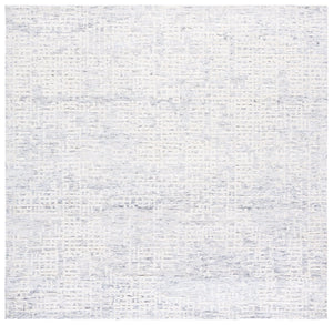 Safavieh Ebony Luxurious Hand-tufted Runner Rug - Modern Elegance In Warm Tones For Your Contemporary Home Silver ,Ivory 80% Wool,20% Cotton Ebn216g-6sq