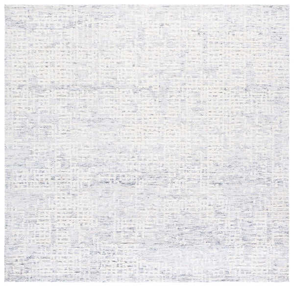 Safavieh Ebony Luxurious Hand-tufted Runner Rug - Modern Elegance In Warm Tones For Your Contemporary Home Silver ,Ivory 80% Wool,20% Cotton Ebn216g-6sq