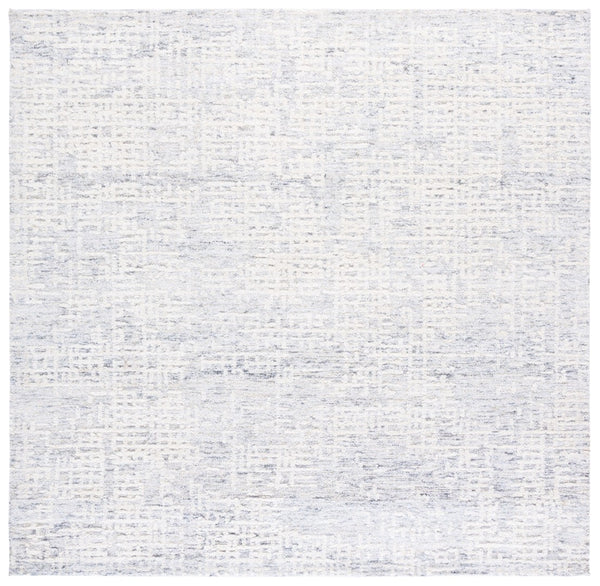 Safavieh Ebony Hand-tufted Area Rug - Luxurious Wool And Cotton Blend, Perfect For Modern Home Décor Silver ,Ivory 80% Wool,20% Cotton Ebn216g-4