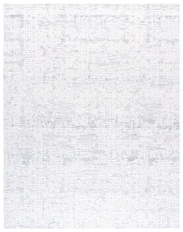 Safavieh Ebony Luxurious Hand-tufted Runner Rug - Modern Elegance In Warm Tones For Your Contemporary Home Silver ,Ivory 80% Wool,20% Cotton Ebn216g-8