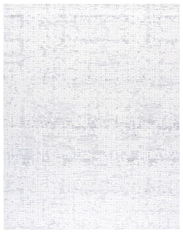 Safavieh Ebony Hand-tufted Area Rug - Luxurious Wool And Cotton Blend, Perfect For Modern Home Décor Silver ,Ivory 80% Wool,20% Cotton Ebn216g-4