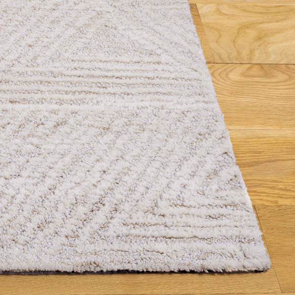 Safavieh Ebony Hand-tufted Wool-cotton Area Rug - Elegant Modern Design For Cozy Living Spaces And Decor Ivory ,Beige 80% Wool,20% Cotton Ebn217a-5