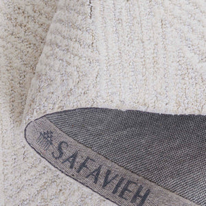 Safavieh Ebony Hand-tufted Wool-cotton Area Rug - Elegant Modern Design For Cozy Living Spaces And Decor Ivory ,Beige 80% Wool,20% Cotton Ebn217a-5