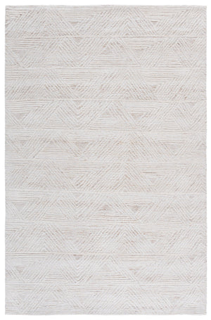 Safavieh Ebony Hand-tufted Wool-cotton Area Rug - Elegant Modern Design For Cozy Living Spaces And Decor Ivory ,Beige 80% Wool,20% Cotton Ebn217a-5