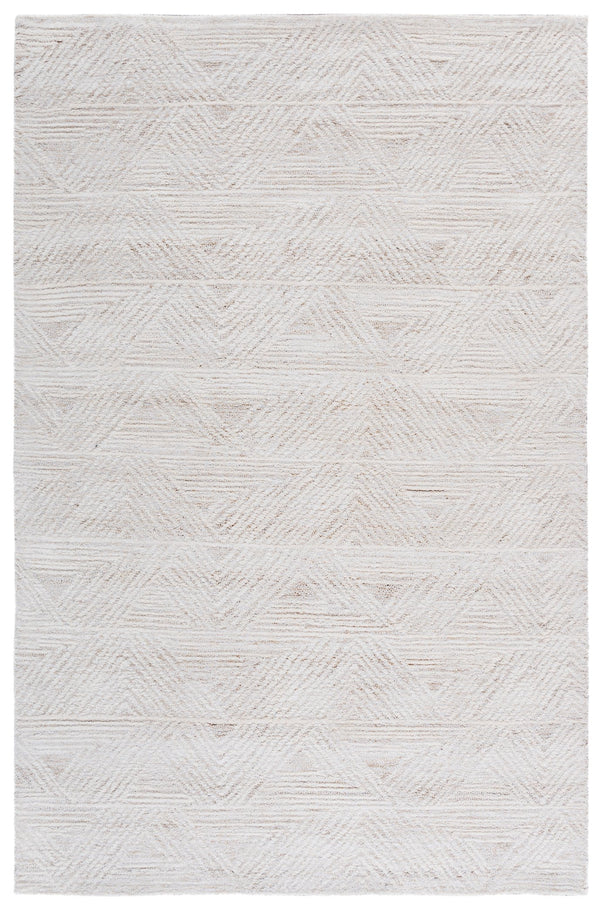 Safavieh Ebony Hand-tufted Wool-cotton Area Rug - Elegant Modern Design For Cozy Living Spaces And Decor Ivory ,Beige 80% Wool,20% Cotton Ebn217a-5