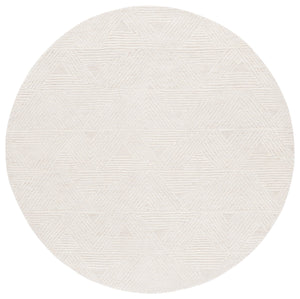 Safavieh Ebony Hand-tufted Wool-cotton Area Rug - Elegant Modern Design For Cozy Living Spaces And Decor Ivory ,Beige 80% Wool,20% Cotton Ebn217a-5