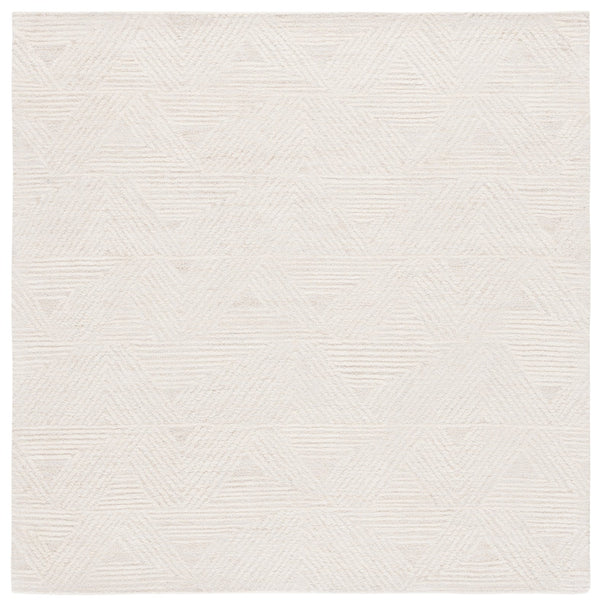 Safavieh Ebony Hand-tufted Wool-cotton Area Rug - Elegant Modern Design For Cozy Living Spaces And Decor Ivory ,Beige 80% Wool,20% Cotton Ebn217a-5