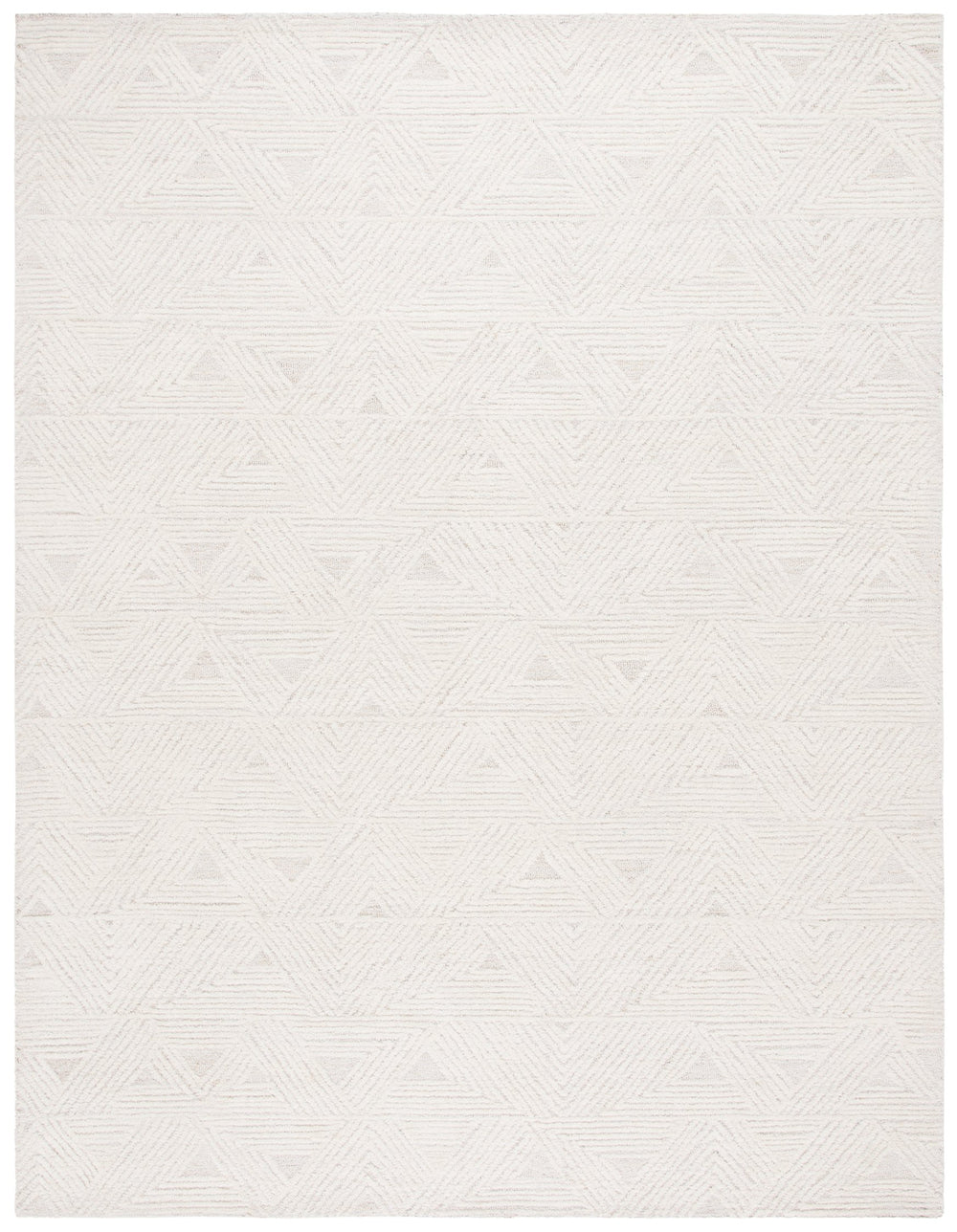 Safavieh Ebony Hand-tufted Wool-cotton Area Rug - Elegant Modern Design For Cozy Living Spaces And Decor Ivory ,Beige 80% Wool,20% Cotton Ebn217a-5