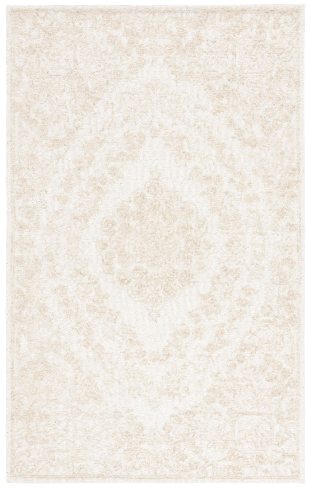 Safavieh Ebony 218a Ivory Light Green Ivory ,Light Green Wool Pile Ebn218a-6sq