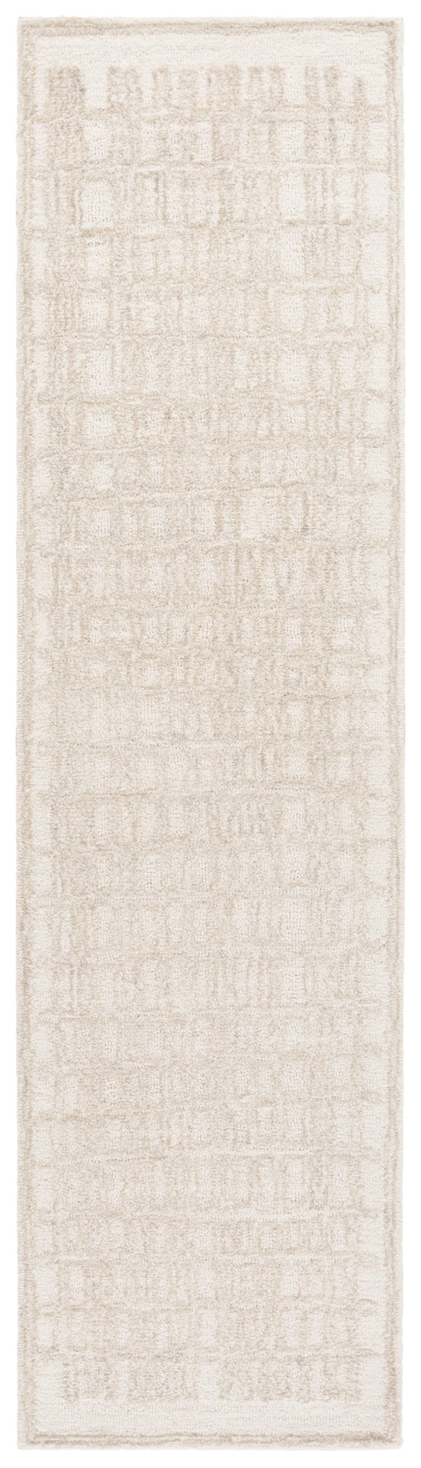 Safavieh Ebony Elegant Hand-tufted Wool Area Rug – Modern Artistic Design For Luxurious Home Decor Ivory ,Beige Wool Pile Ebn219a-3