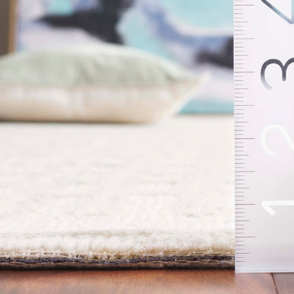 Safavieh Ebony Elegant Hand-tufted Wool Area Rug – Modern Artistic Design For Luxurious Home Decor Ivory ,Beige Wool Pile Ebn219a-3