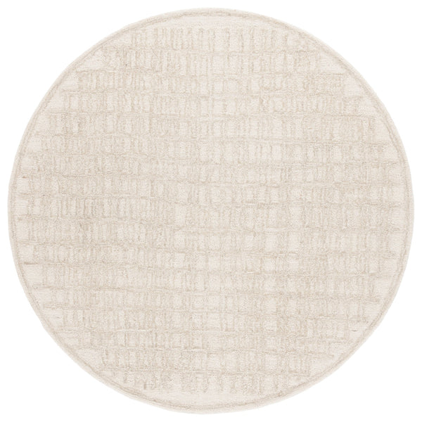 Safavieh Ebony Elegant Hand-tufted Wool Area Rug – Modern Artistic Design For Luxurious Home Decor Ivory ,Beige Wool Pile Ebn219a-3