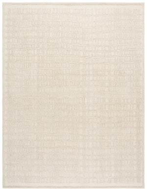 Safavieh Ebony Elegant Hand-tufted Wool Area Rug – Modern Artistic Design For Luxurious Home Decor Ivory ,Beige Wool Pile Ebn219a-3