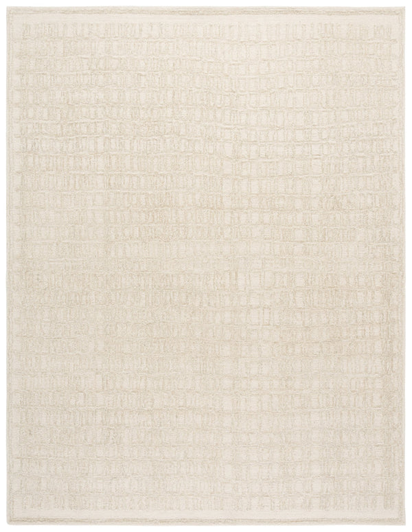 Safavieh Ebony Elegant Hand-tufted Wool Area Rug – Modern Artistic Design For Luxurious Home Decor Ivory ,Beige Wool Pile Ebn219a-3
