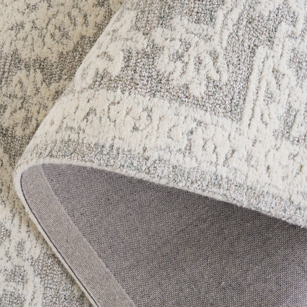 Safavieh Ebony Exquisite Hand-tufted Area Rug: Elegant Ivory And Grey Botanical Design For Timeless Style Ivory ,Grey 80% Wool,20% Cotton Ebn220a-6