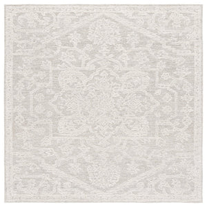 Safavieh Ebony Exquisite Hand-tufted Area Rug: Elegant Ivory And Grey Botanical Design For Timeless Style Ivory ,Grey 80% Wool,20% Cotton Ebn220a-6