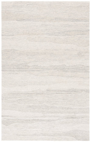 Safavieh Ebony Hand Tufted Wool Pile Area Rug - Modern Grey And Rust Design For Luxurious Home Elegance Light Grey ,Beige Wool Pile Ebn221g-6r