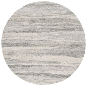 Safavieh Ebony Hand Tufted Wool Pile Area Rug - Modern Grey And Rust Design For Luxurious Home Elegance Dark Grey ,Ivory Wool Pile Ebn221h-6r