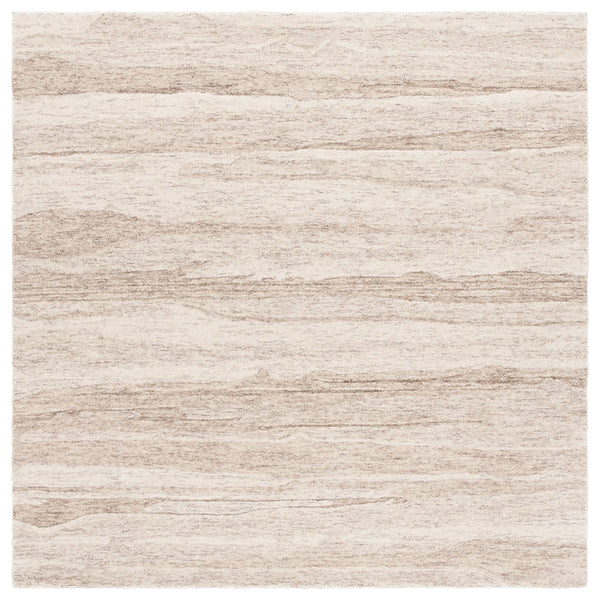 Safavieh Ebony Hand Tufted Wool Pile Area Rug - Modern Grey And Rust Design For Luxurious Home Elegance Brown ,Ivory Wool Pile Ebn221t-3