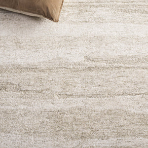 Safavieh Ebony Hand Tufted Wool Pile Area Rug - Modern Grey And Rust Design For Luxurious Home Elegance Light Green ,Ivory Wool Pile Ebn221x-6sq