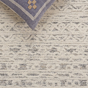Safavieh Ebony 222f Ivory Grey Ivory ,Grey 60% Wool & 20% Cotton Ebn222f-5