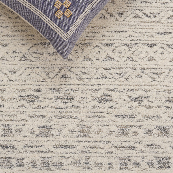 Safavieh Ebony 222f Ivory Grey Ivory ,Grey 60% Wool & 20% Cotton Ebn222f-5
