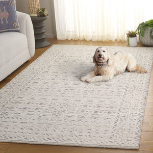 Safavieh Ebony 222f Ivory Grey Ivory ,Grey 60% Wool & 20% Cotton Ebn222f-5