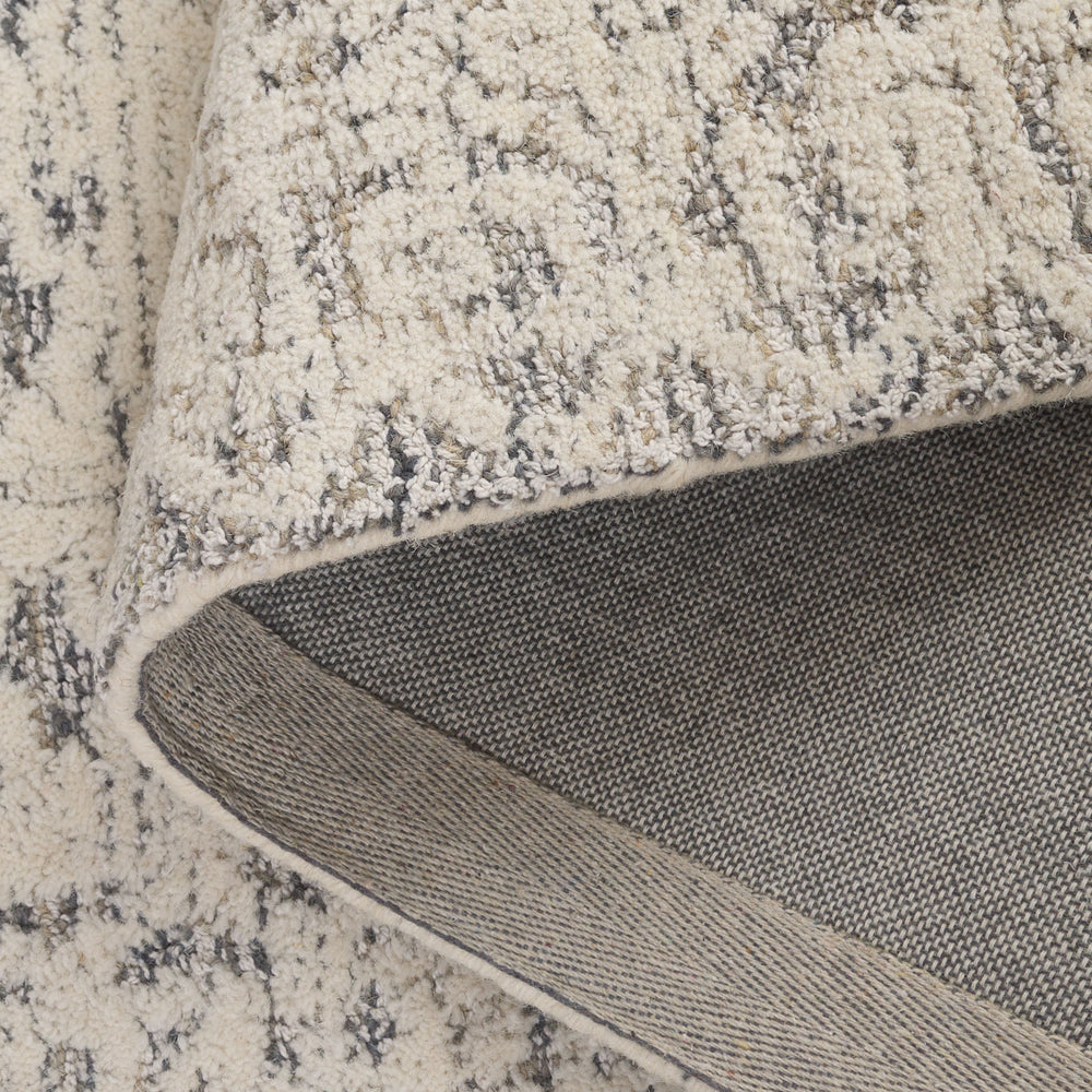 Safavieh Ebony 222f Ivory Grey Ivory ,Grey 60% Wool & 20% Cotton Ebn222f-3